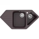Кухонная мойка Ulgran шоколад U-409-345