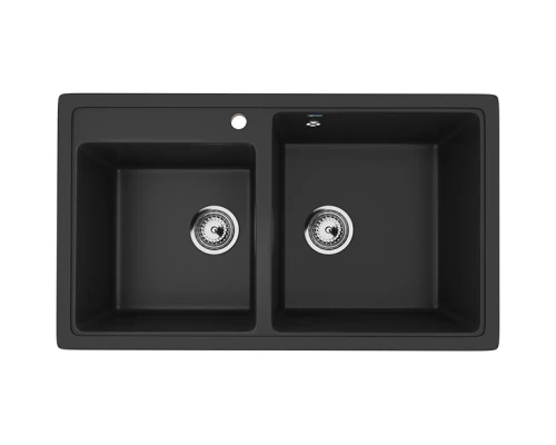 Кухонная мойка Ulgran ультра-черный U-200-344