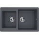 Кухонная мойка Ulgran антрацит U-505-343