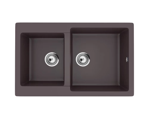 Кухонная мойка Ulgran шоколад U-505-345