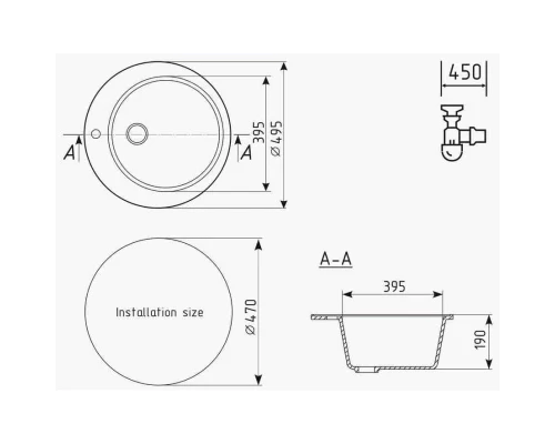 Кухонная мойка Ulgran терракот U-405-307
