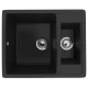 Кухонная мойка Ulgran ультра-черный U-106-344