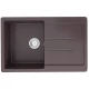 Кухонная мойка Ulgran шоколад U-507-345