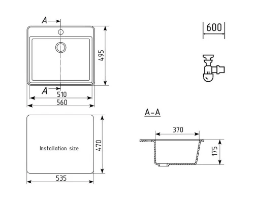 Кухонная мойка Ulgran терракот U-104-307