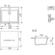 Кухонная мойка Ulgran терракот U-104-307