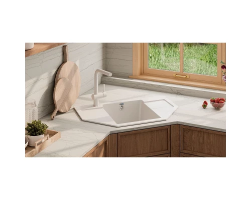 Кухонная мойка Ulgran белый U-609-331