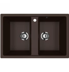 Кухонная мойка Ulgran шоколад U-608-345