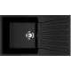 Кухонная мойка Ulgran ультра-черный U-703-344