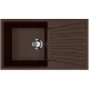Кухонная мойка Ulgran шоколад U-703-345