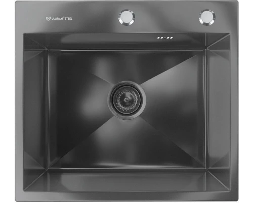 Кухонная мойка Ulgran черный US 500-002