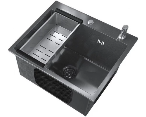 Кухонная мойка Ulgran черный US 500-002