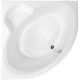 Акриловая ванна 125x125 см Vagnerplast Mini Catalina VPBA125CTM3X-04