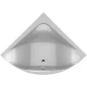 Акриловая ванна 150x150 см Vayer Boomerang GL000010631