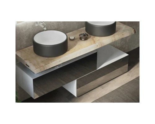 Тумба антрацит/белый 96 см Velvex Felay tpFEL.95-42.21