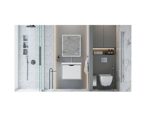 Тумба белый/графит 59,3 см Velvex Rigli tpRIG.60.1Y-21.631.231