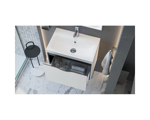 Тумба белый/графит 59,3 см Velvex Rigli tpRIG.60.1Y-21.631.231