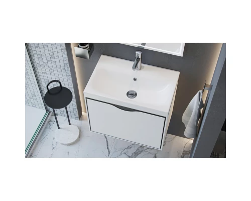 Тумба белый/графит 59,3 см Velvex Rigli tpRIG.60.1Y-21.631.231