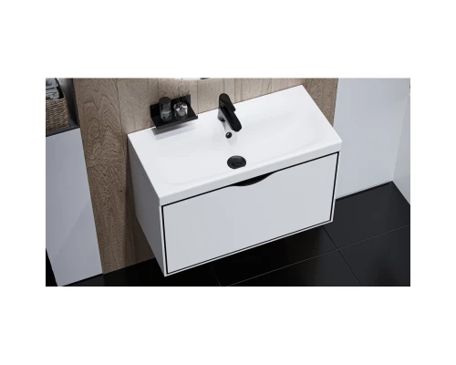 Тумба белый/графит 79,4 см Velvex Rigli tpRIG.80.1Y-21.631.231