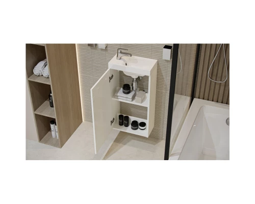 Тумба белый матовый 38,5 см Velvex Estea tpEST.40.1D-233