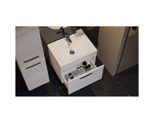 Тумба белый матовый 59,3 см Velvex Estea tpEST.60.1Y-233