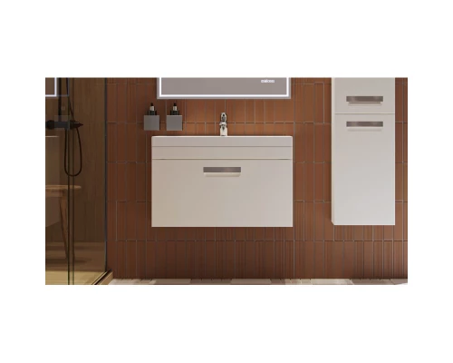 Тумба белый матовый 79,2 см Velvex Estea tpEST.80.1Y-233