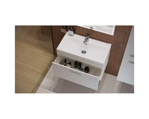 Тумба белый матовый 79,2 см Velvex Estea tpEST.80.1Y-233