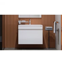 Тумба белый глянец 69,5 см Velvex Pulsus tpPUL.70-21