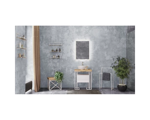 Тумба белый глянец 44 см Velvex Gelou tpGEL.45-43.21