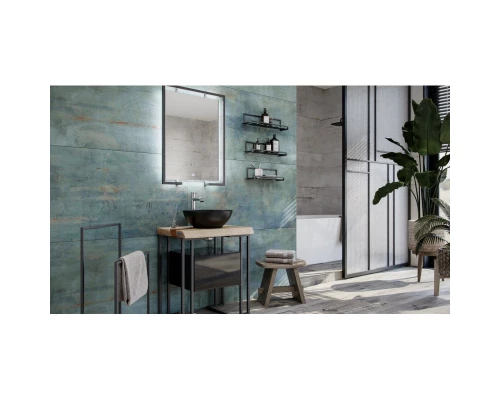 Зеркало 63,9x85 см черный Velvex Gelou zkGEL.60-21 + kmGEL.1-54