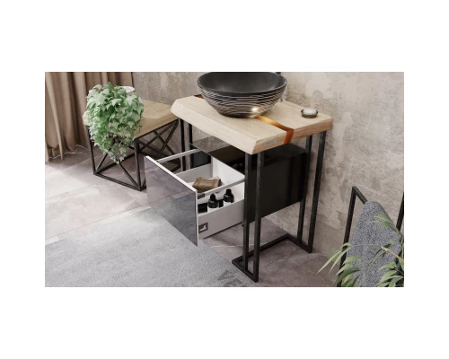 Тумба черный глянец 44 см Velvex Gelou tpGEL.45-44.213