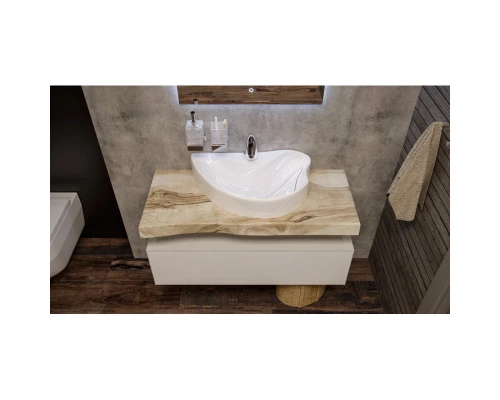 Столешница вяз 96 см с отверстиями Velvex Felay stFEL.100.1-71