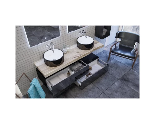 Тумба черный глянец 96 см Velvex Felay tpFEL.95-44.213