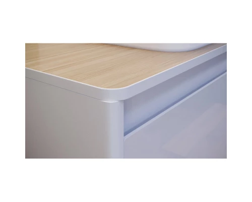 Столешница белый/шатанэ 88,7 см без отверстий Velvex Klaufs StKLA.90.MH-216.617