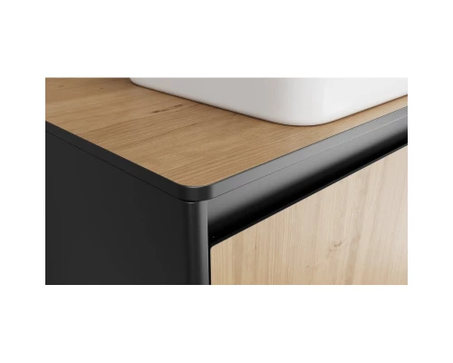 Столешница черный/шатанэ 88,7 см без отверстий Velvex Klaufs StKLA.90.MH-217.617