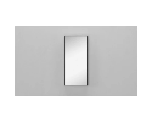 Зеркальный шкаф 40x80 см черный матовый Velvex Klaufs zsKLA.40-217