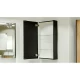 Зеркальный шкаф 40x80 см черный матовый Velvex Klaufs zsKLA.40-217