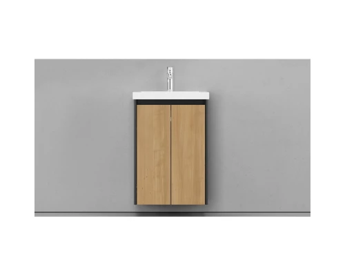 Тумба черный матовый/шатанэ 48,9 см Velvex Klaufs tpKLA.50.2D-617.217