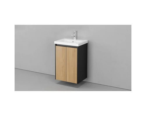 Тумба черный матовый/шатанэ 48,9 см Velvex Klaufs tpKLA.50.2D-617.217