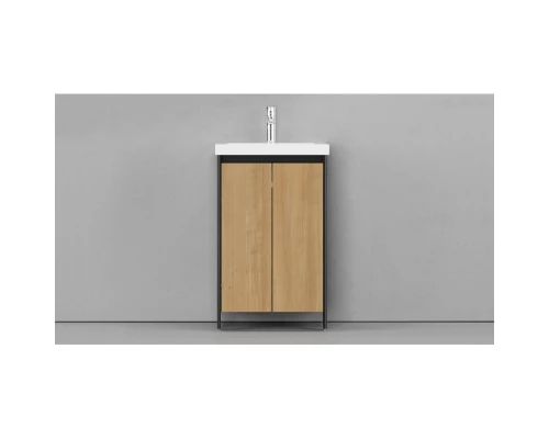 Тумба черный матовый/шатанэ 48,9 см Velvex Klaufs tnKLA.50.2D-617.217