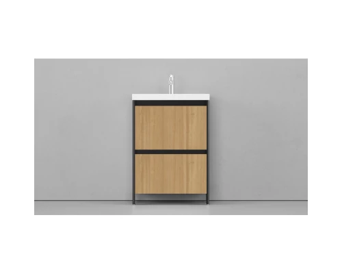 Тумба черный матовый/шатанэ 58,9 см Velvex Klaufs tnKLA.60.2Y-617.217