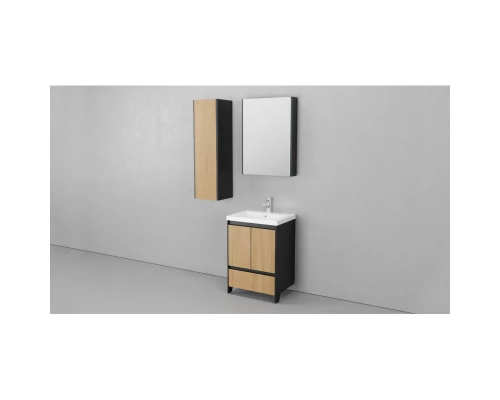 Тумба черный матовый/шатанэ 58,9 см Velvex Klaufs tnKLA.60.2D.1Y-617.217