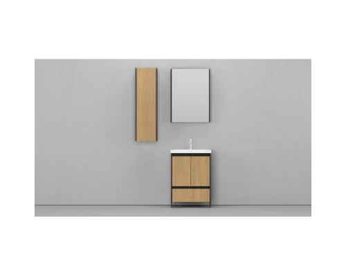 Тумба черный матовый/шатанэ 58,9 см Velvex Klaufs tnKLA.60.2D.1Y-617.217