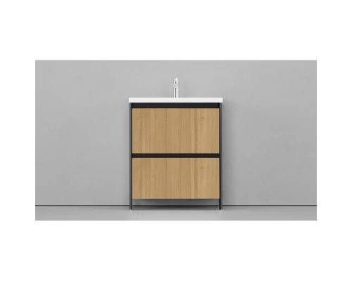 Тумба черный матовый/шатанэ 68,4 см Velvex Klaufs tnKLA.70.2Y-617.217