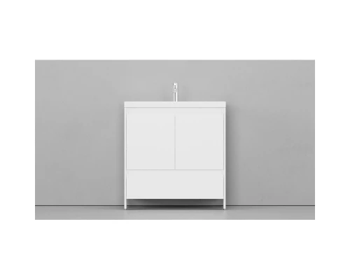 Тумба белый матовый 78,9 см Velvex Klaufs tnKLA.80.2D.1Y-616.216