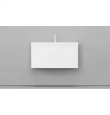 Тумба белый матовый 88,3 см Velvex Klaufs tpKLA.90.1Y.NEW-616.216