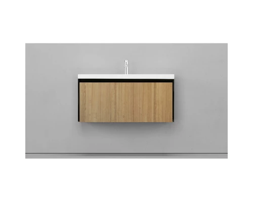 Тумба черный матовый/шатанэ 99,1 см Velvex Klaufs tpKLA.100.1Y.NEW-617.217