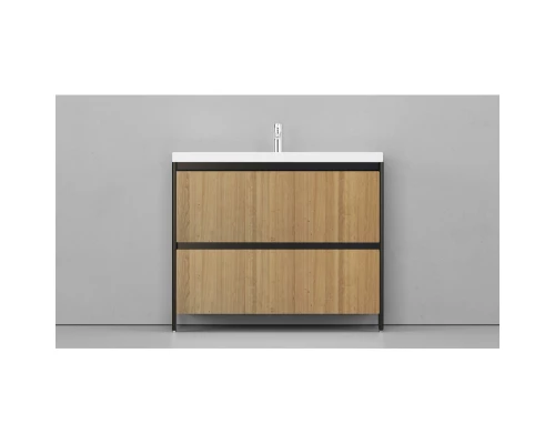 Тумба черный матовый/шатанэ 99,1 см Velvex Klaufs tnKLA.100.2Y.NEW-617.217