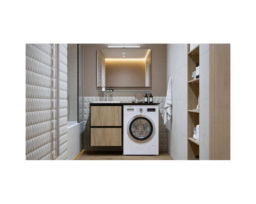 Тумба черный матовый/шатанэ 55,8 см Velvex Klaufs tpKLA.56.60.2Y-617.217