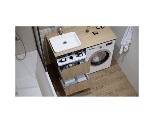 Тумба черный матовый/шатанэ 55,8 см Velvex Klaufs tpKLA.56.60.2Y-617.217