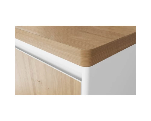 Столешница шатанэ 120 см без отверстий, тумба слева Velvex Klaufs StKLA.120.61.TL.IL-617